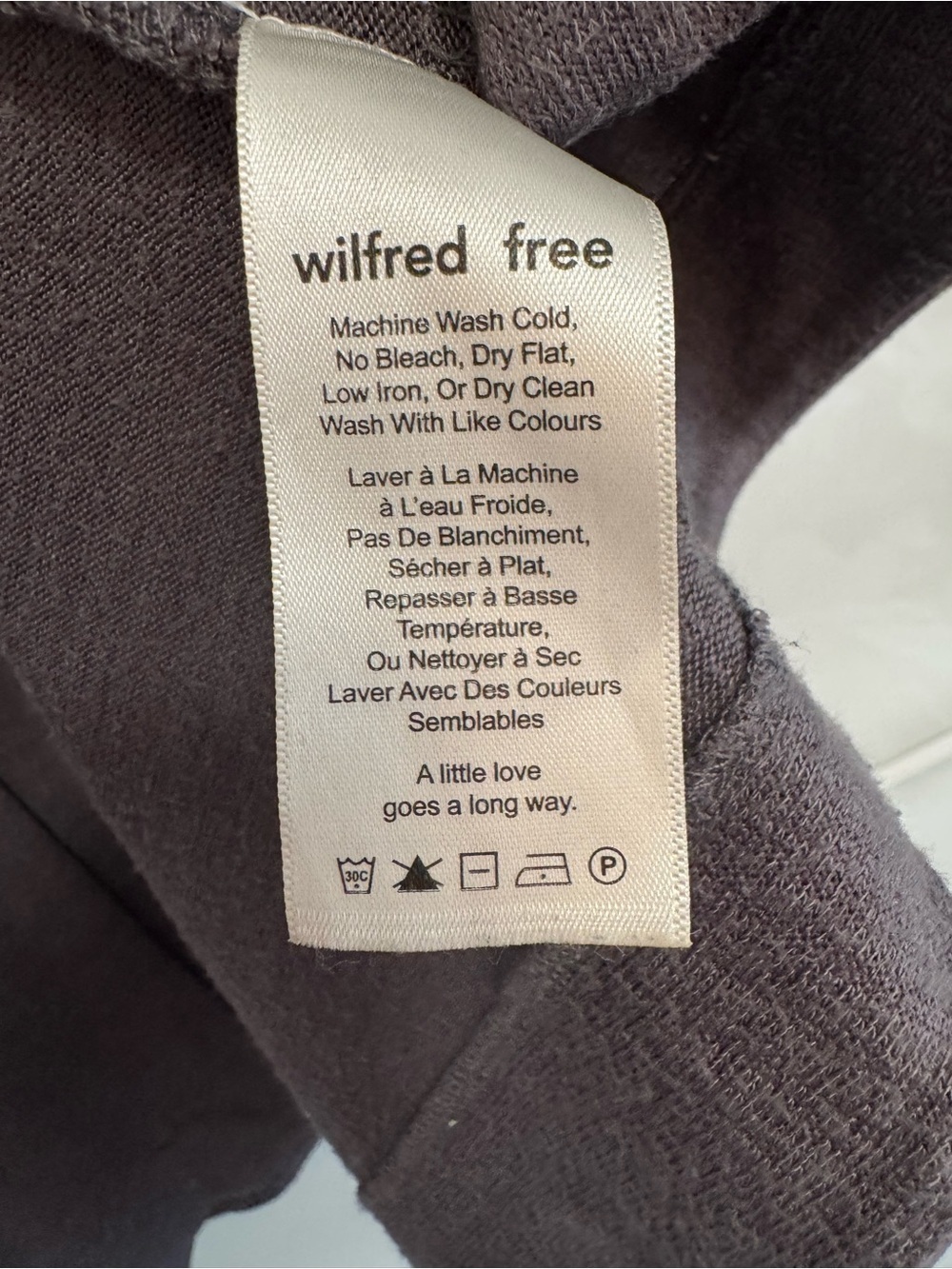 Wilfred Free Gray Cardigan Grey sweater pockets size M  L - Picture 4 of 5